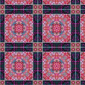 Rose Color Block Quilt