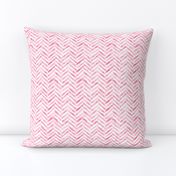 Watercolor Chevron//Pink