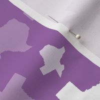 Texas State Outline Shape Pattern Purple and White