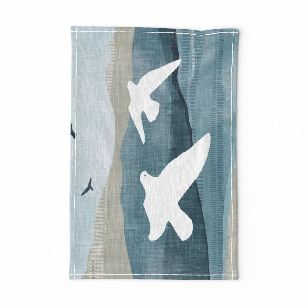 Birds cheater quilt