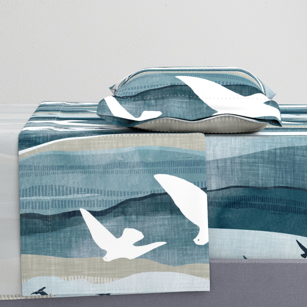 Birds cheater quilt