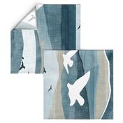 Birds cheater quilt