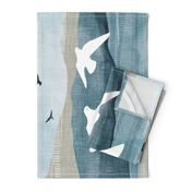 Birds cheater quilt