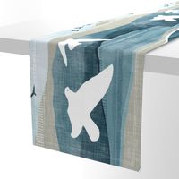 Birds cheater quilt