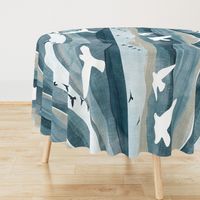 Birds cheater quilt