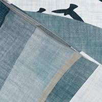 Birds cheater quilt