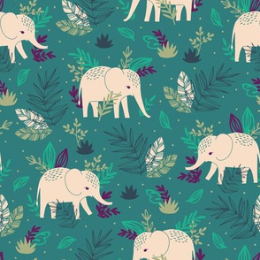Elephants in the Jungle