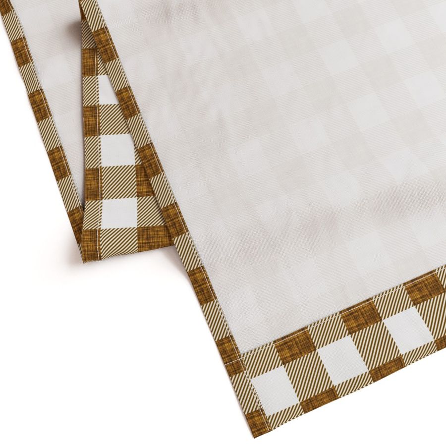 2" 19-16 linen buffalo check