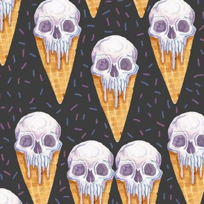Skull Ice Cream Cones