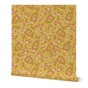 Sweet & Calm Paisley  Gold