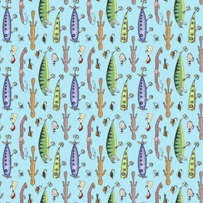 Gone Fishing Fabric Fishing Lures P3 by Creativeallure Summer Fishing  Cotton Fabric by the Yard With Spoonflower 