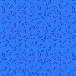leaf pattern dk blue