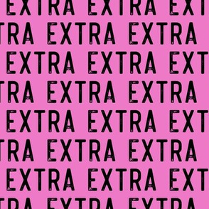 EXTRA - black on pink - LAD19BS