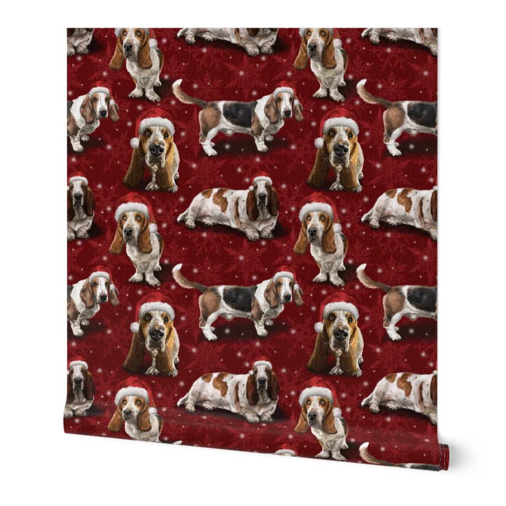 The Christmas Basset Hound