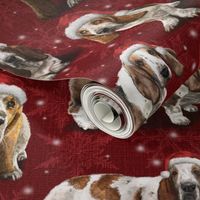 The Christmas Basset Hound