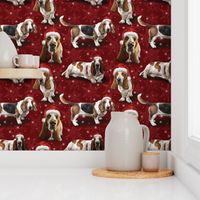 The Christmas Basset Hound