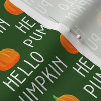 Hello Pumpkin - green - LAD19