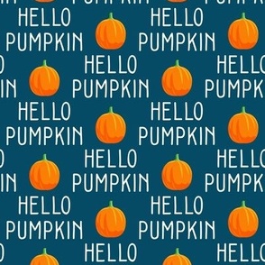 Hello Pumpkin - blue - LAD19
