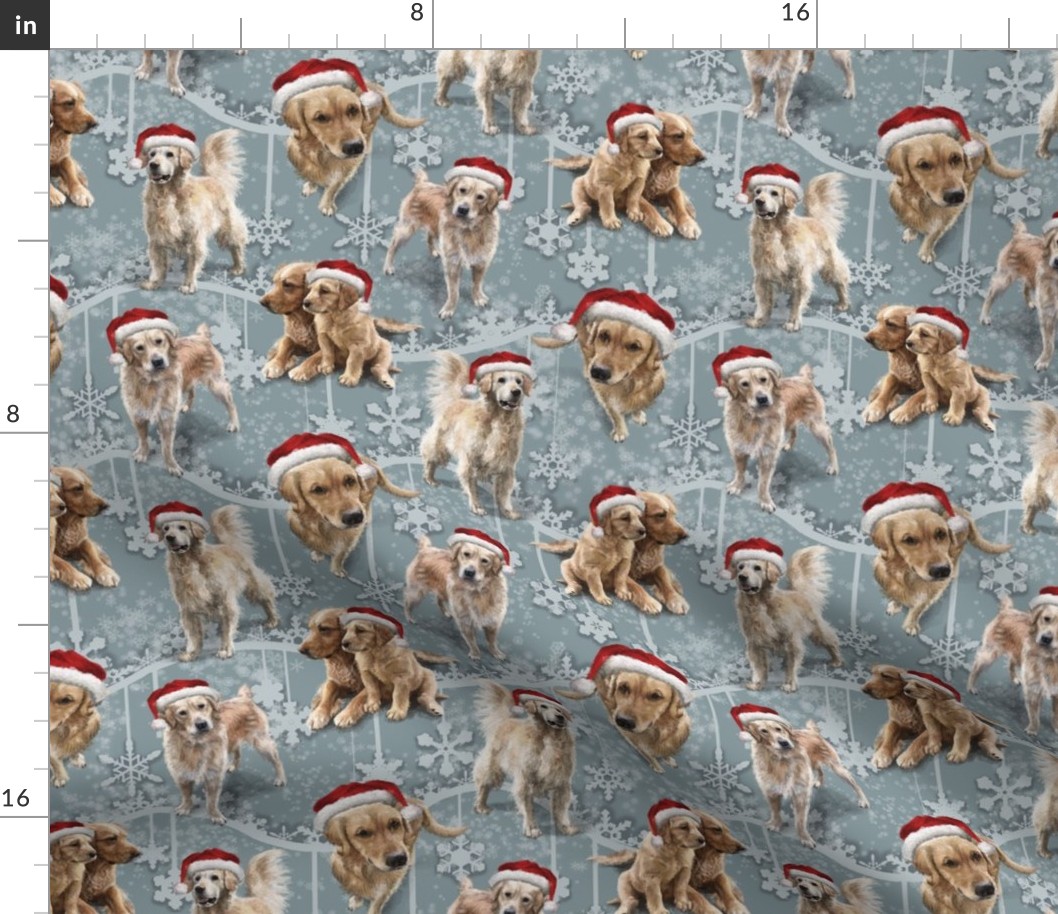 The Christmas Golden Retriever