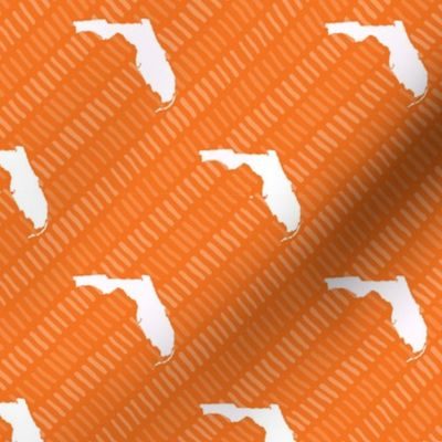 Florida State Shape Pattern Orange