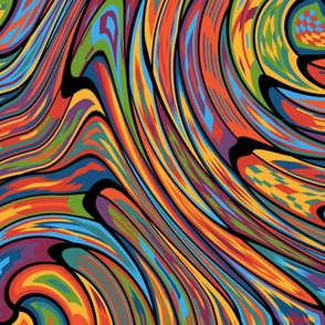 Psychedelic Pswirls - Digital Order (Large Scale)