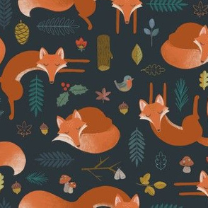 Autumn Foxes