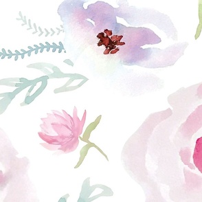 Watercolor Floral Wallpaper