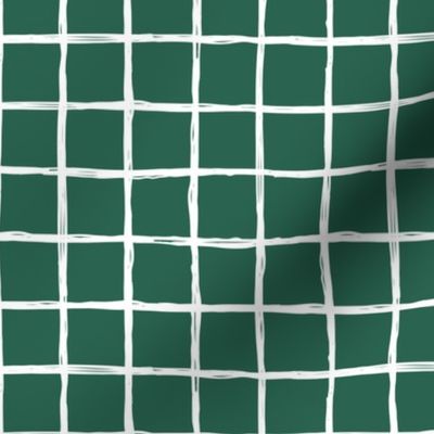 Christmas time abstract geometric checkered stripe trend pattern grid forest green