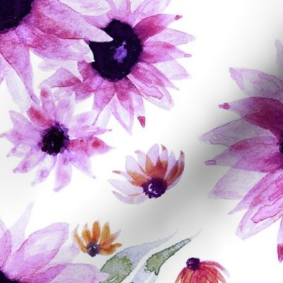 Purple Sunflower | LARGE | Renee Davis