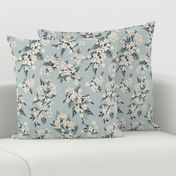 Flowers Only - Large - Blue