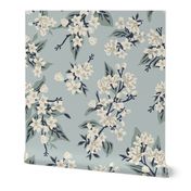 Flowers Only - Large - Blue