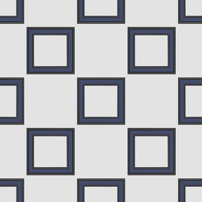 small  blue squares on silver final