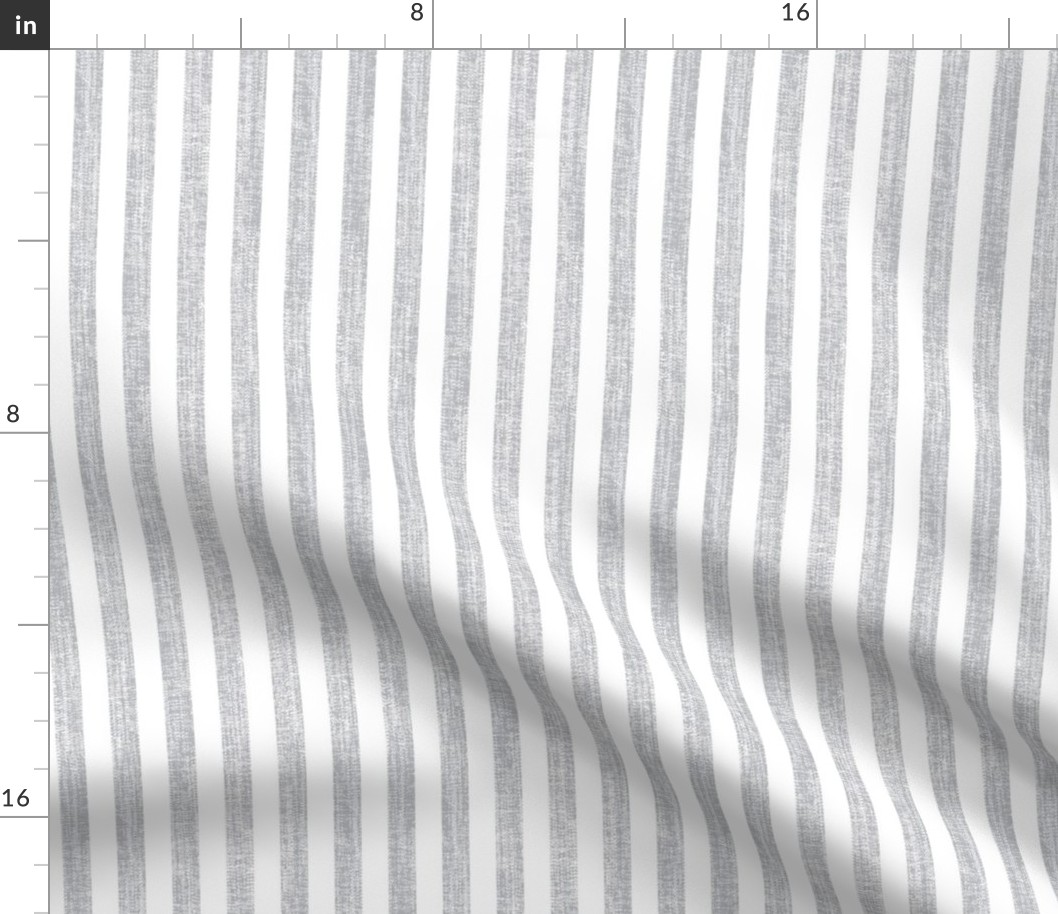 Grey Linen Stripe 