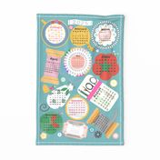 2024 Sewing Table Tea Towel 