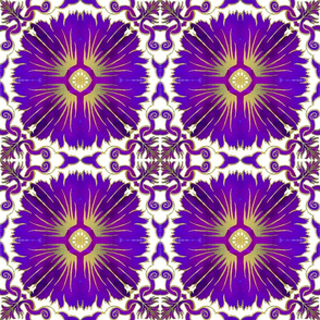 Azulejos - Portuguese Tiles Purple