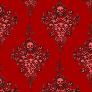 skullflowers red - Baldwin