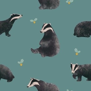 Badgers and acorns