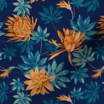 Jolly Springs Floral - Navy