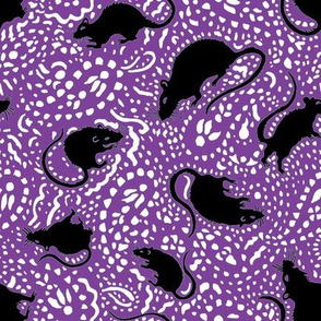 Paisley-Rat-Mosaic-8.6inch-purple-white-black 