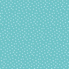 dots on turquoise