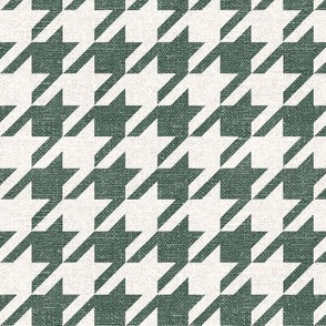 Houndstooth in Hunter Green