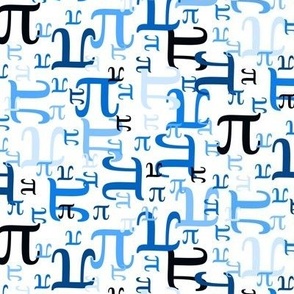 Pieces of Pi (Blue Small)