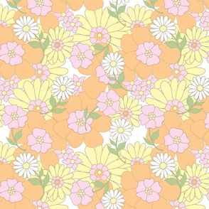 Retro flowers