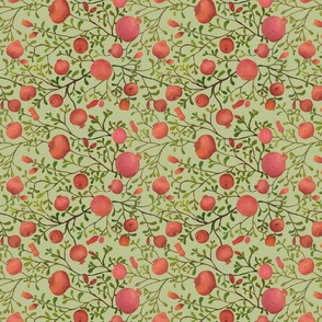 Pomegranate Garden {Pale Green} - small