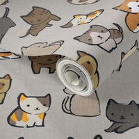 Cats {Silver} - small