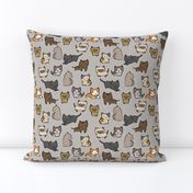 Cats {Silver} - small