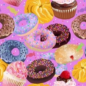 Donuts Cupcakes Candy