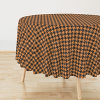 Houndstooth - in Orange and Black