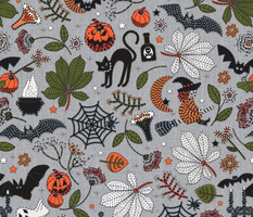 Embroidered halloween