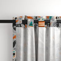 Halloween Party - Grey Large Scale 
